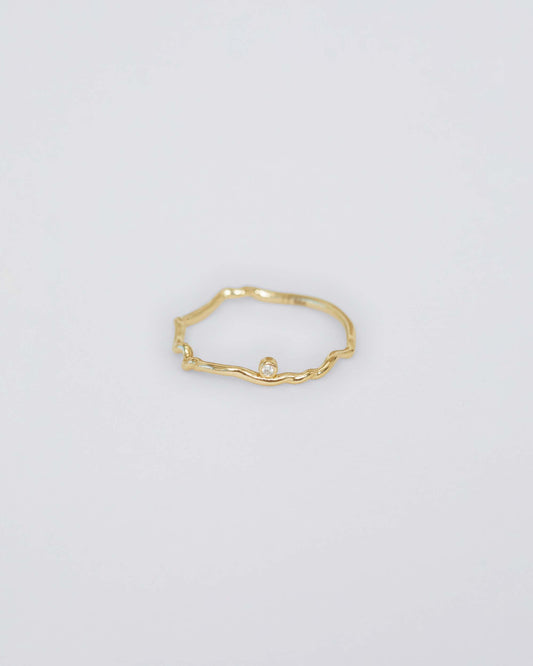 Bea Diamond Ring 14K Solid Gold