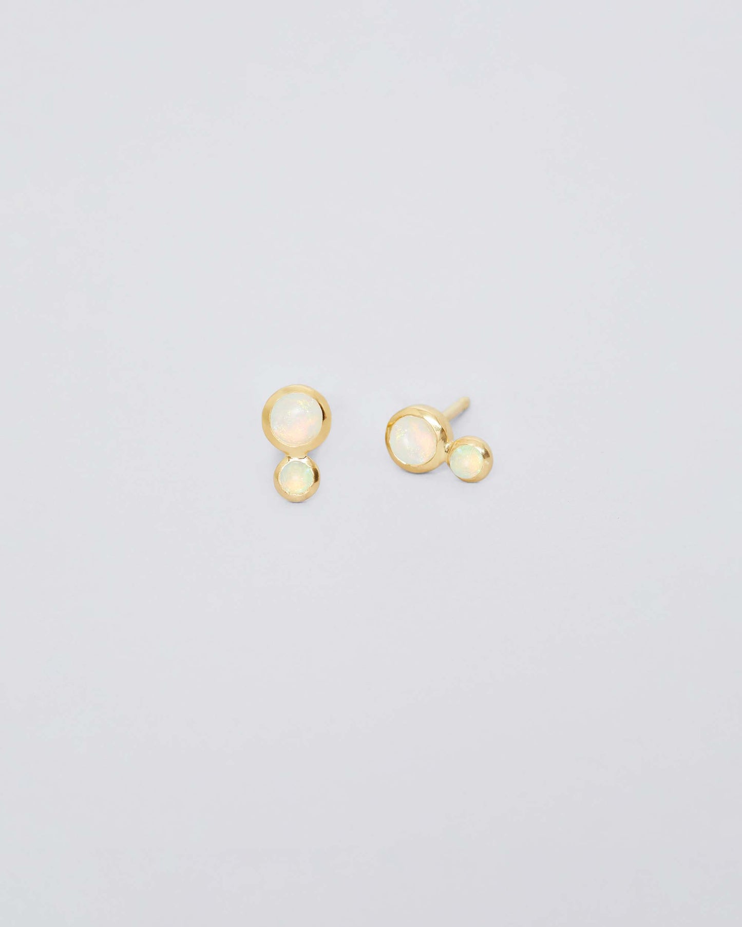 Double Opal Stud
