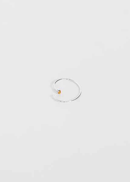Spiral Earring III · Yellow Topaz - Trine Tuxen Jewelry