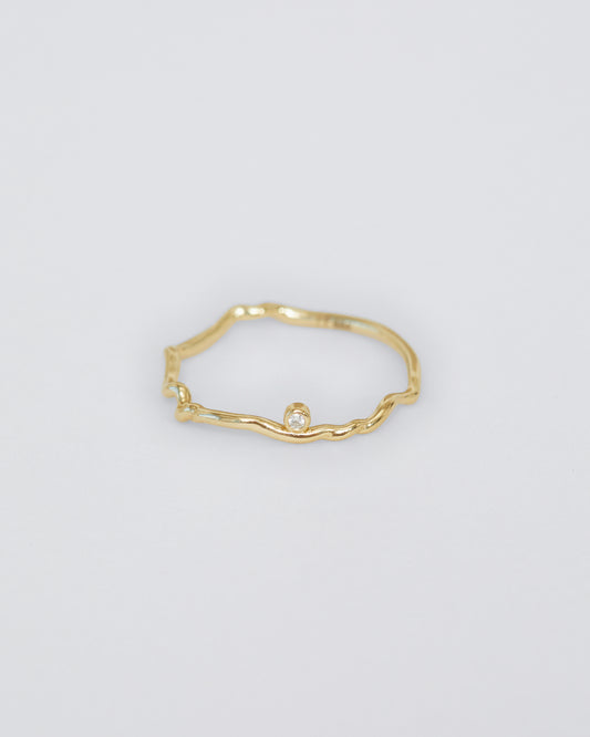 Bea Diamond Ring 14K SOLID