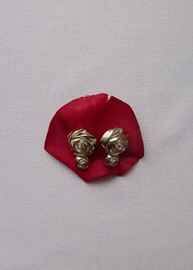 Double Rose Earring