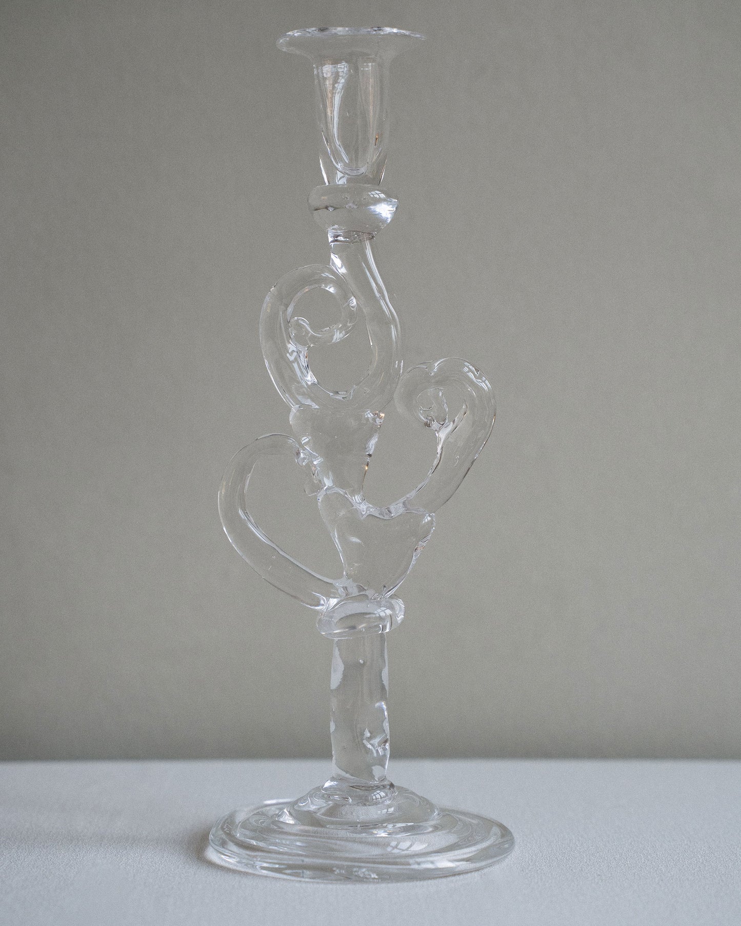 Glass Candle Holder