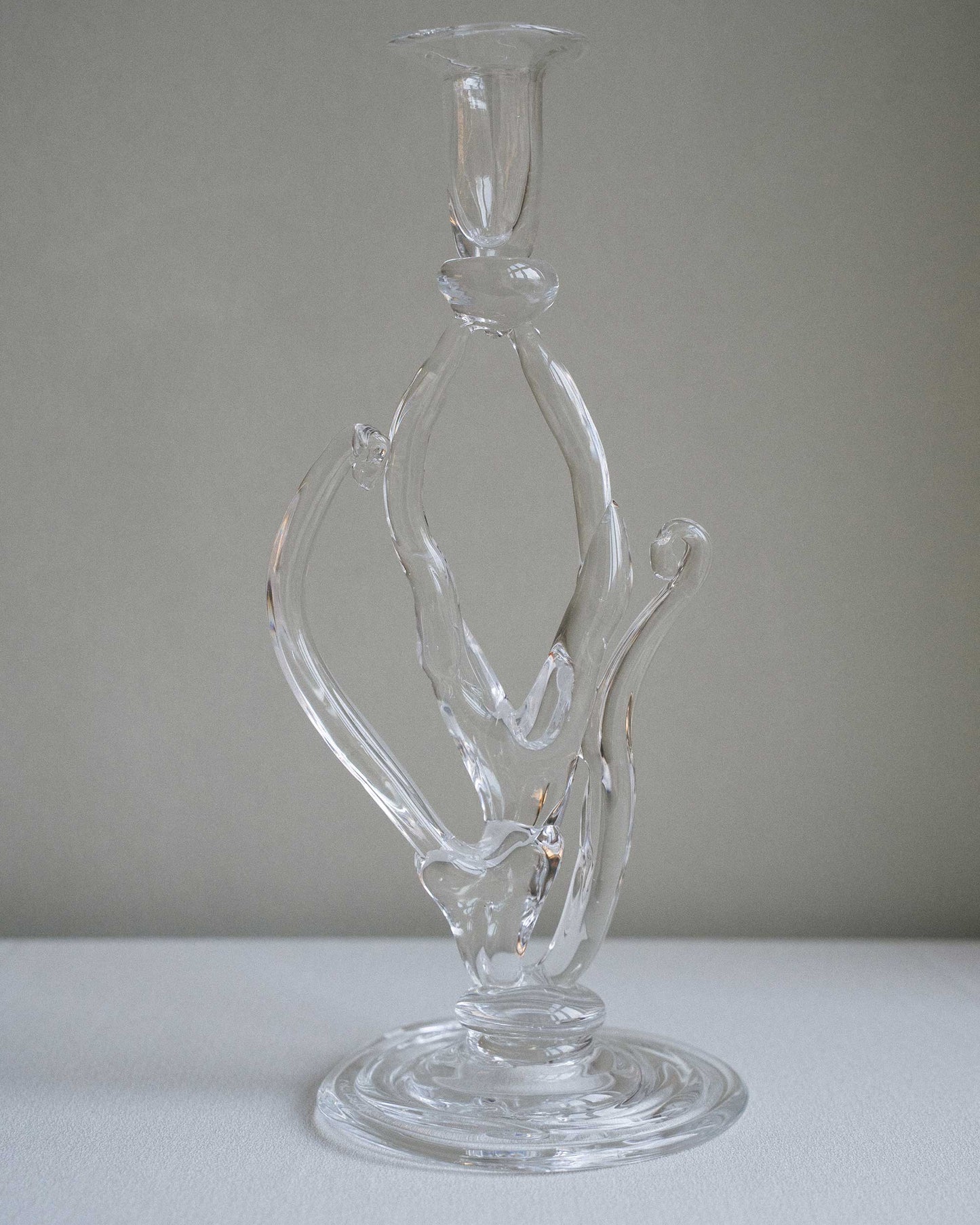 Glass Candle Holder