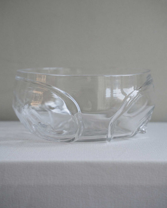 Glass Swirl Bowl