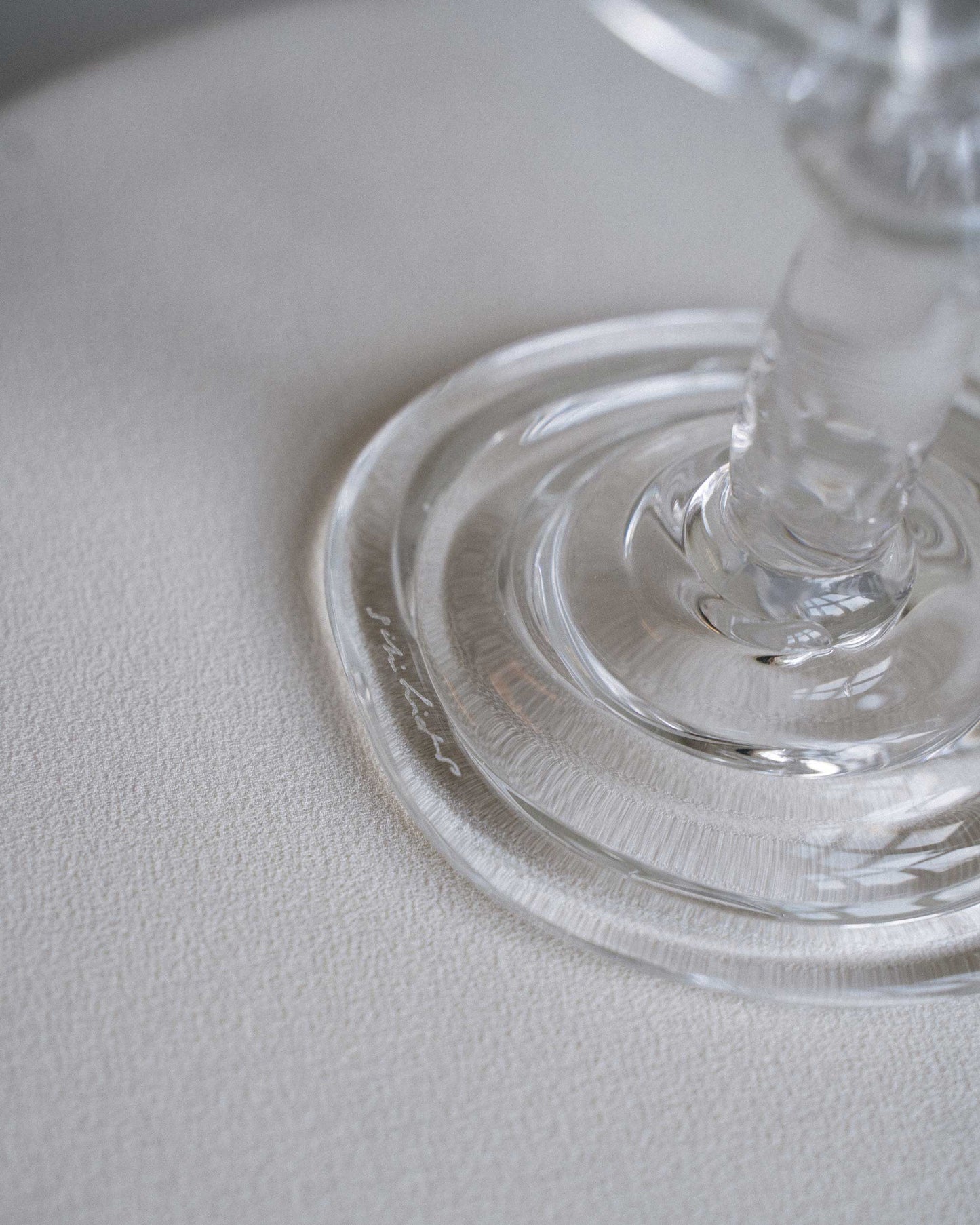 Glass Candle Holder