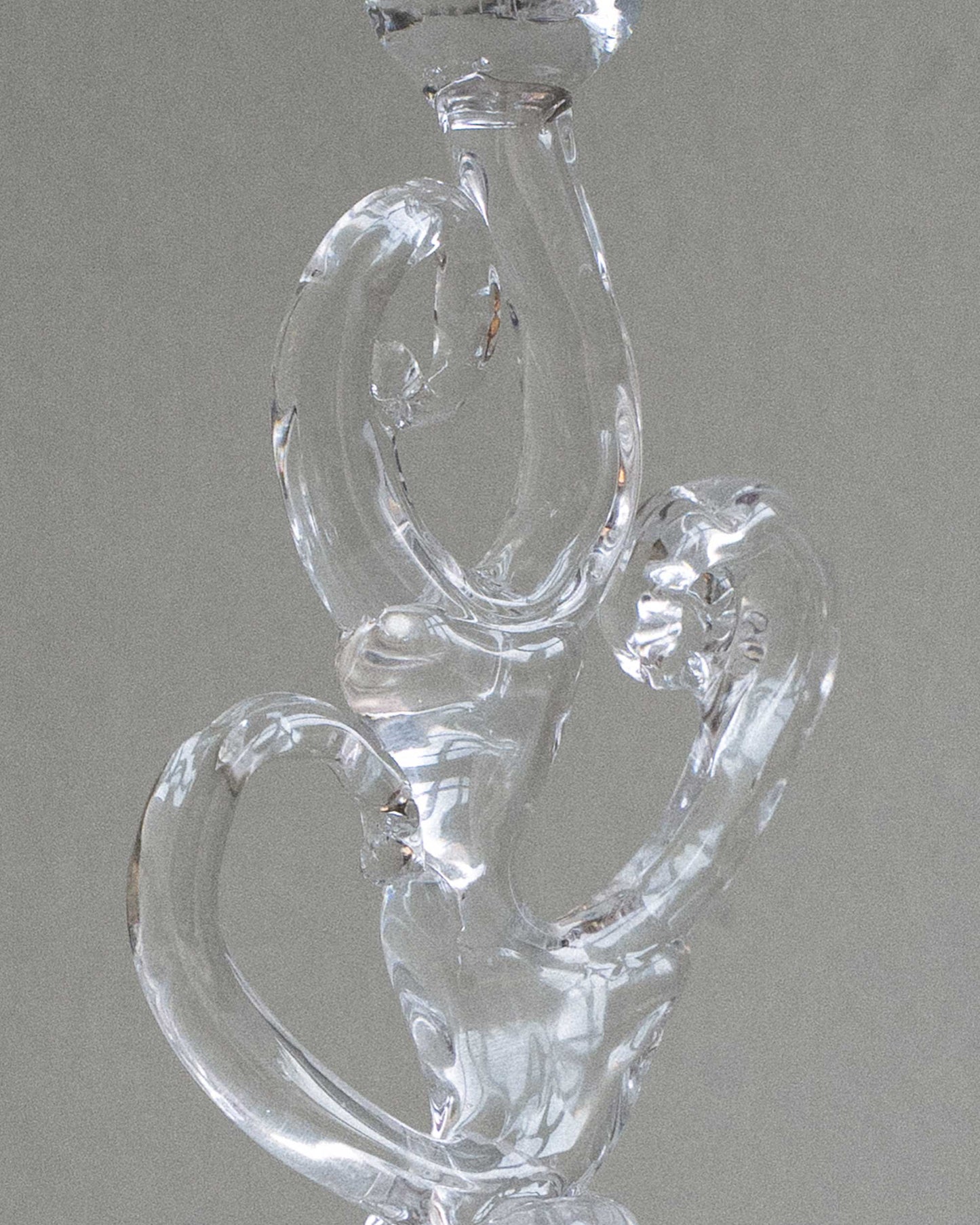 Glass Candle Holder