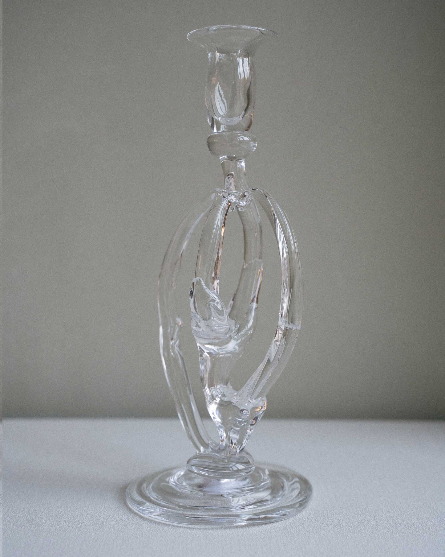 Glass Candle Holder