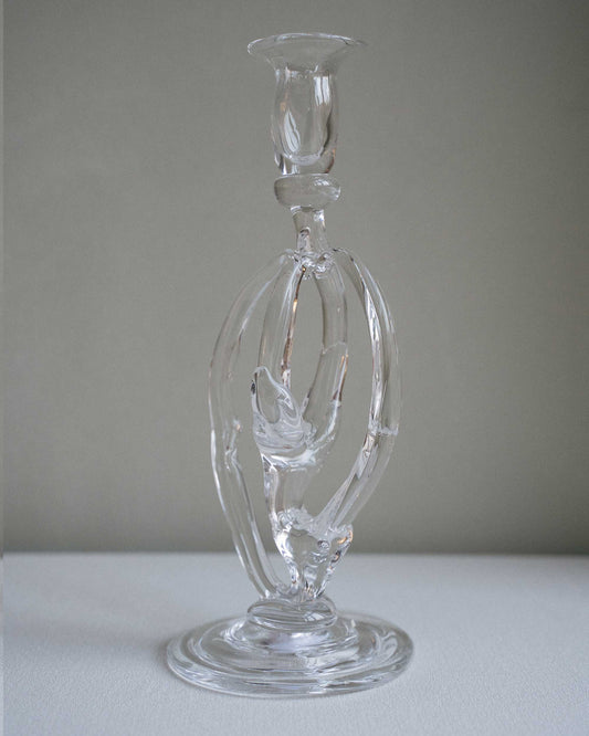 Glass Candle Holder