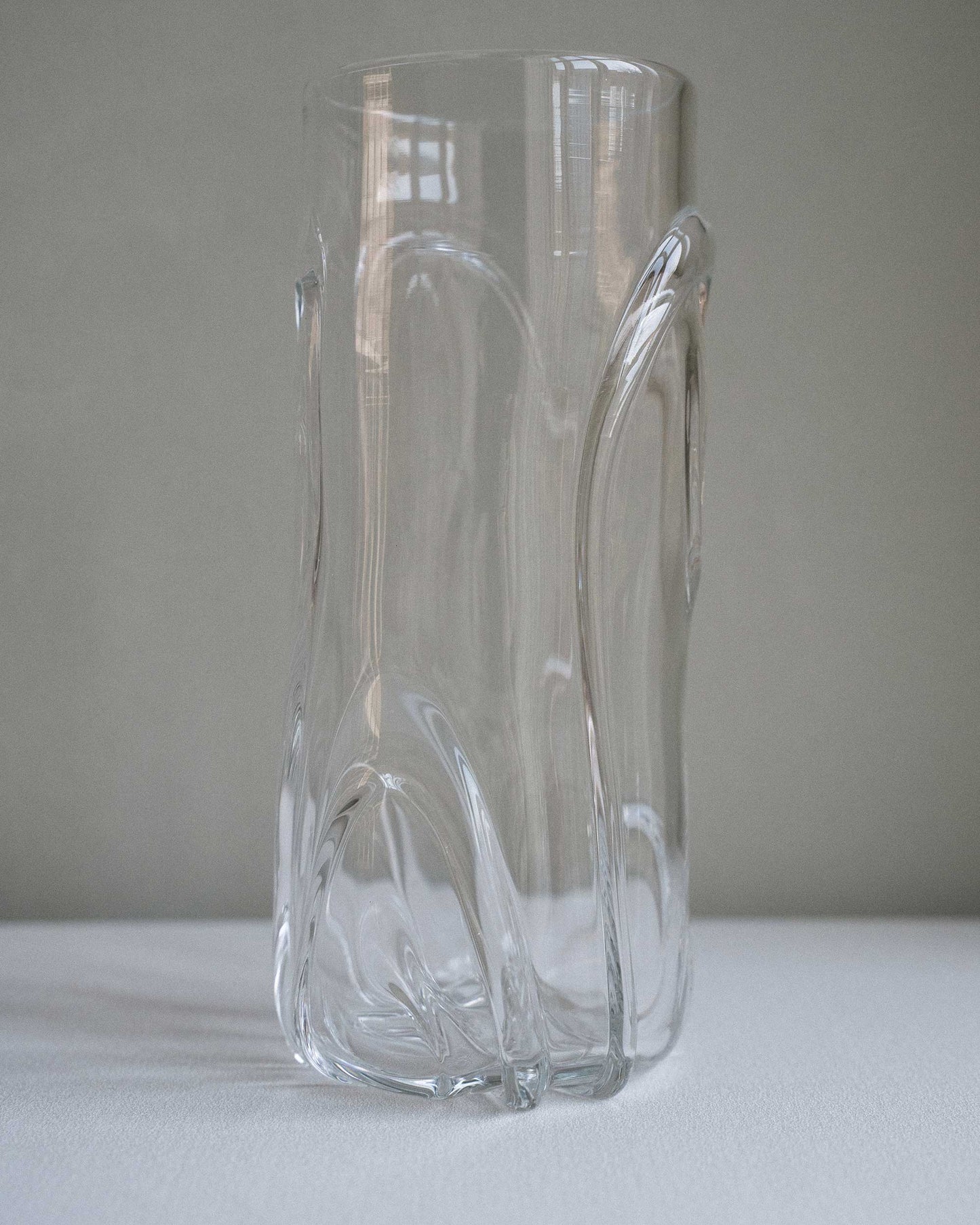 Glass Swirl Vase