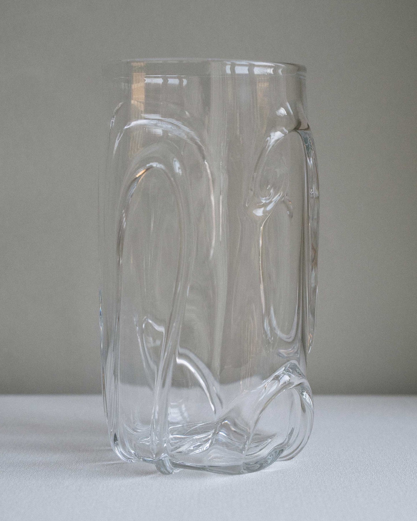 Glass Swirl Vase