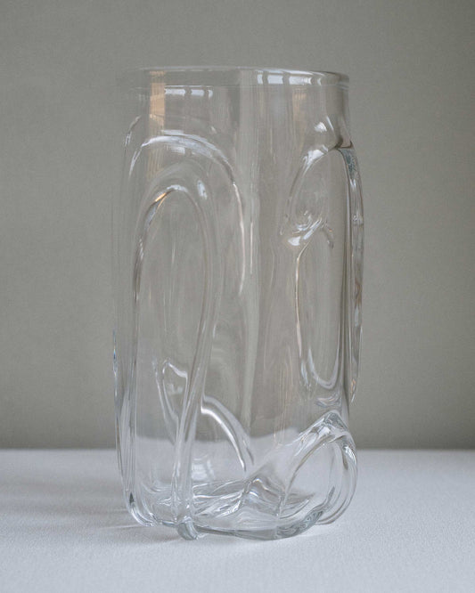 Glass Swirl Vase
