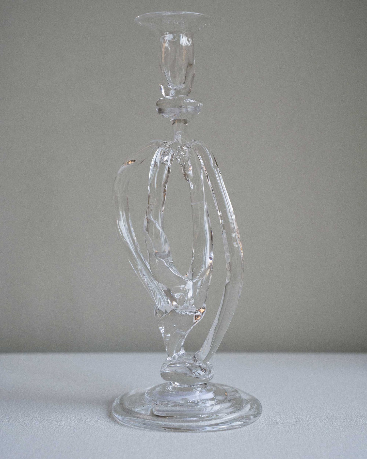 Glass Candle Holder