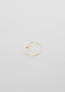 Spiral Earring · Opal · Yellow Topaz