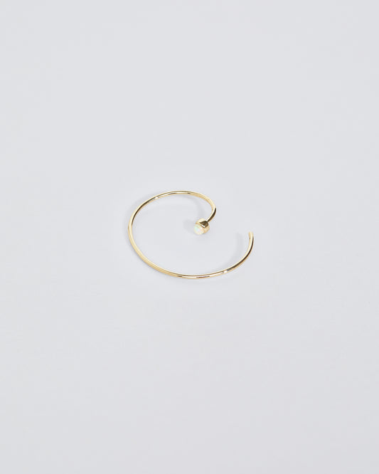 Spiral Earring · Opal