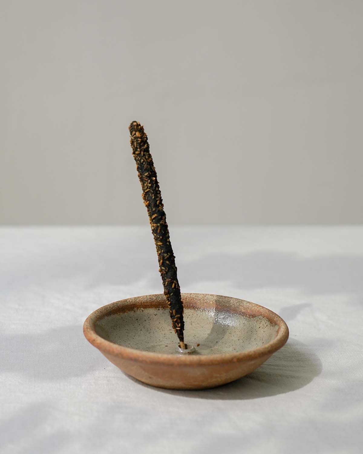 Stoneware incense Holder Celadon