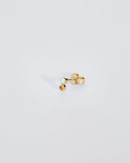 Stud · Opal · Yellow Topaz