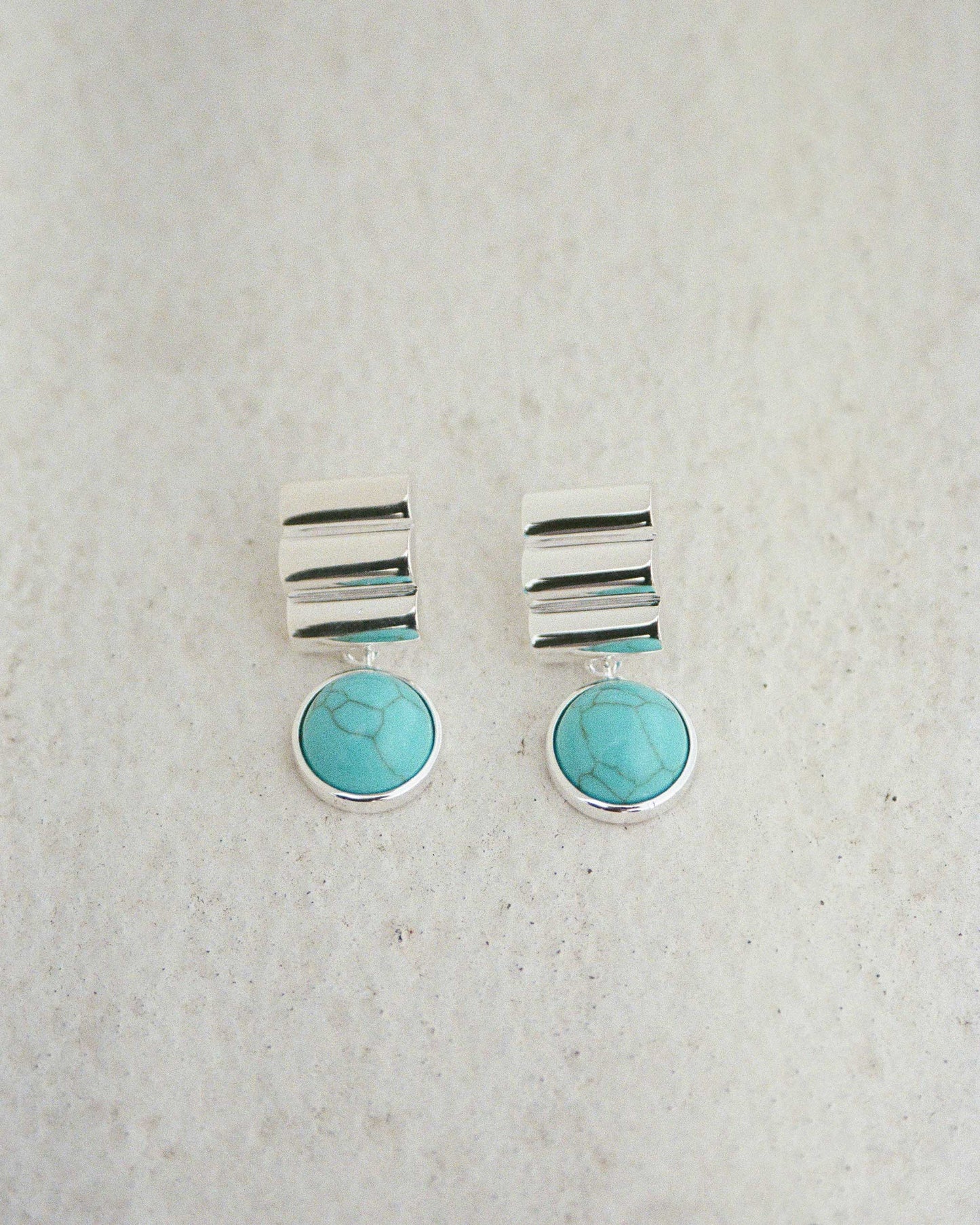Howlite Drop Earring