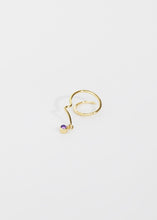 Load image into Gallery viewer, Bobby Spiral Earring · Amethyst - Trine Tuxen Jewelry