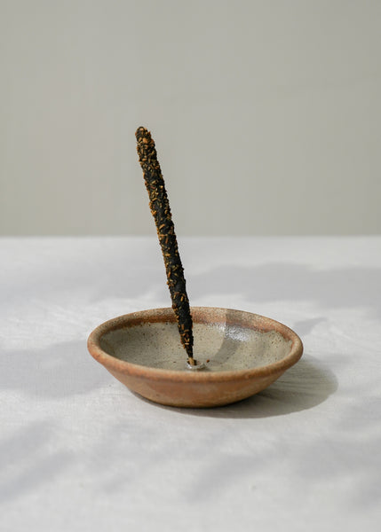 Stoneware incense Holder Celadon