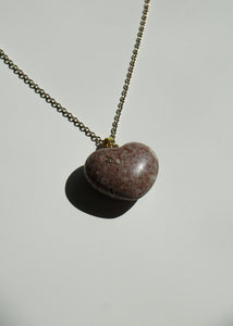 Red Kambala Jasper Heart + Diamond